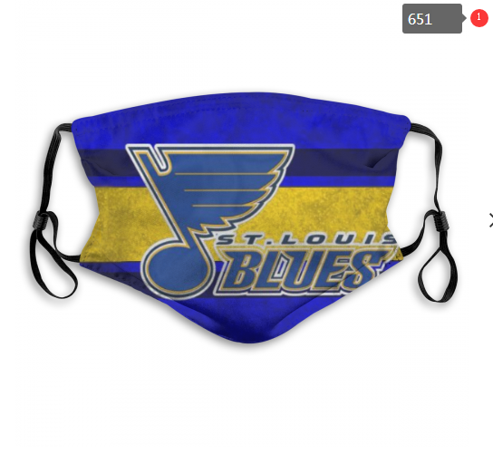 NHL St.Louis Blues #15 Dust mask with filter